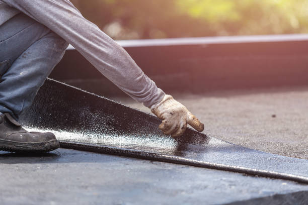Professional Crawl Space Encapsulation technician working in Alfred Station, NY